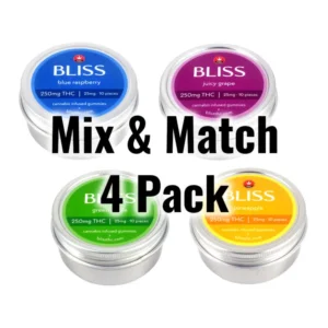 Bliss – 4 Pack Gummies Mix & Match